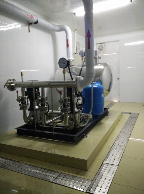 變頻供水改造現(xiàn)場(chǎng)